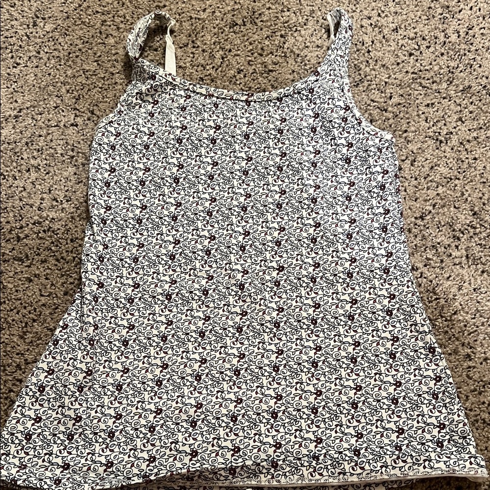 Ruff Hewn Black and White Patterned Camisole